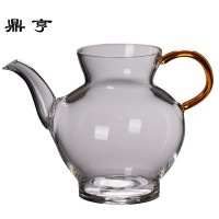 鼎亨一禅茶事 仿古玻璃耐高温耐热泡茶杯公杯公道滤茶玻璃杯公道