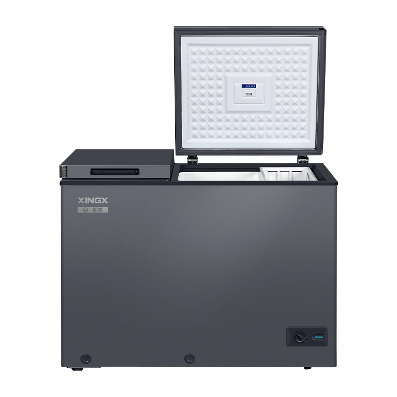 星星XINGX 双温卧式冷藏冷冻家用冷柜晶钻包角中梁除霜 冷藏铜管蒸发器 PCM合金内胆 BCD-210XC/DC高清大图