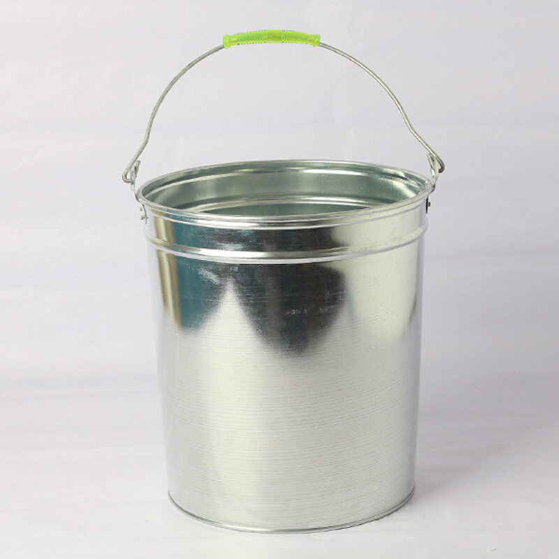 加厚白铁桶铁皮桶直桶 提水桶 16L(1个装)
