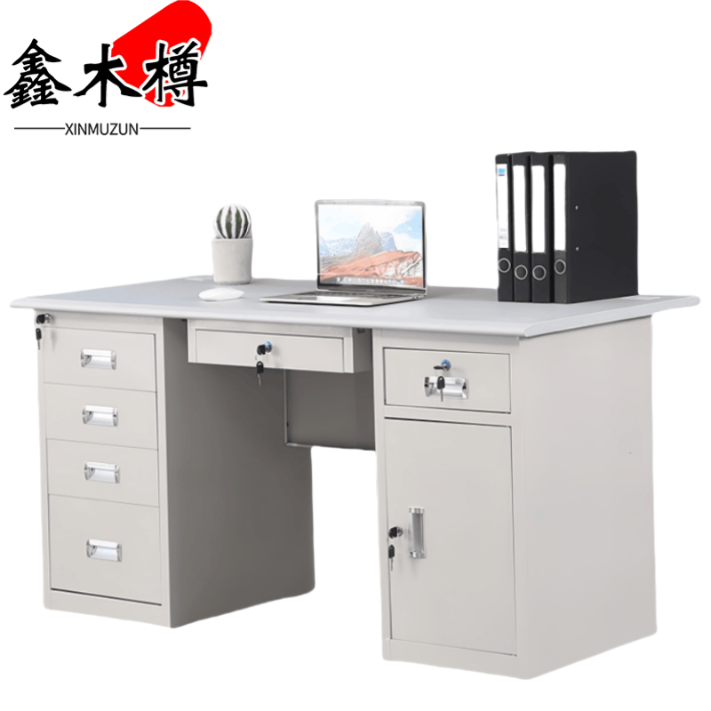 鑫木樽职员桌120*60*75cm张高清大图