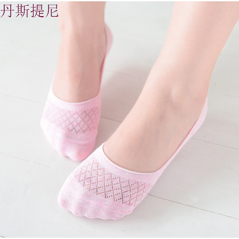 船袜女袜子纯棉短袜浅口隐形袜硅胶防滑低帮女袜夏季薄款女士棉袜