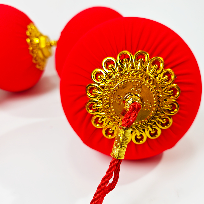 旺得福wangDEFu创意中国节日庆用品精致手工编织喜庆家居点缀品高清大图