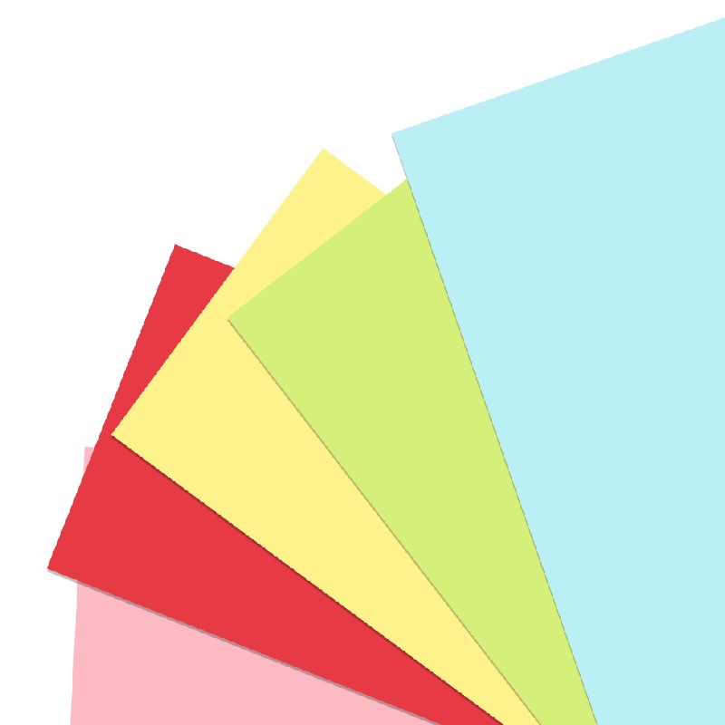 优彩嘉 彩色硬卡纸 A4 180g 白色 1521 包高清大图