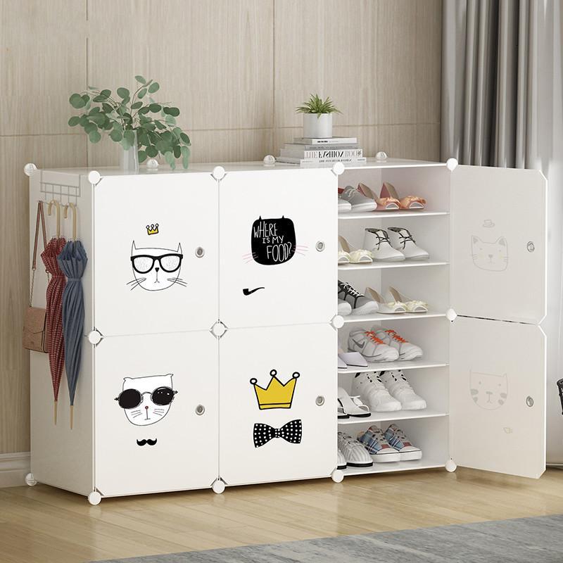 简易鞋柜经济型组装防尘宿舍口小鞋架子家用省空间三用鞋架多层定制