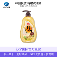 爱敬TRIO 韩国进口(米糠天然谷物精华)果蔬餐具洗洁精750ml