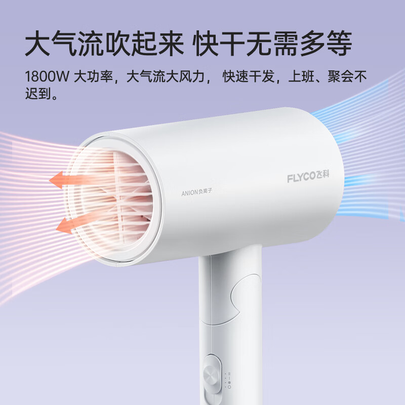 飞科 负离子电吹风机家用便携 FH6276高清大图
