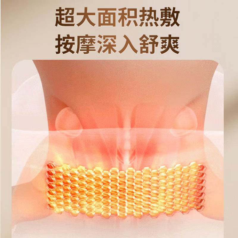 和正 颈椎按摩器仿人手揉捏肩颈脖子按摩仪 热敷护颈仪U型按摩枕 HZ-J2高清大图