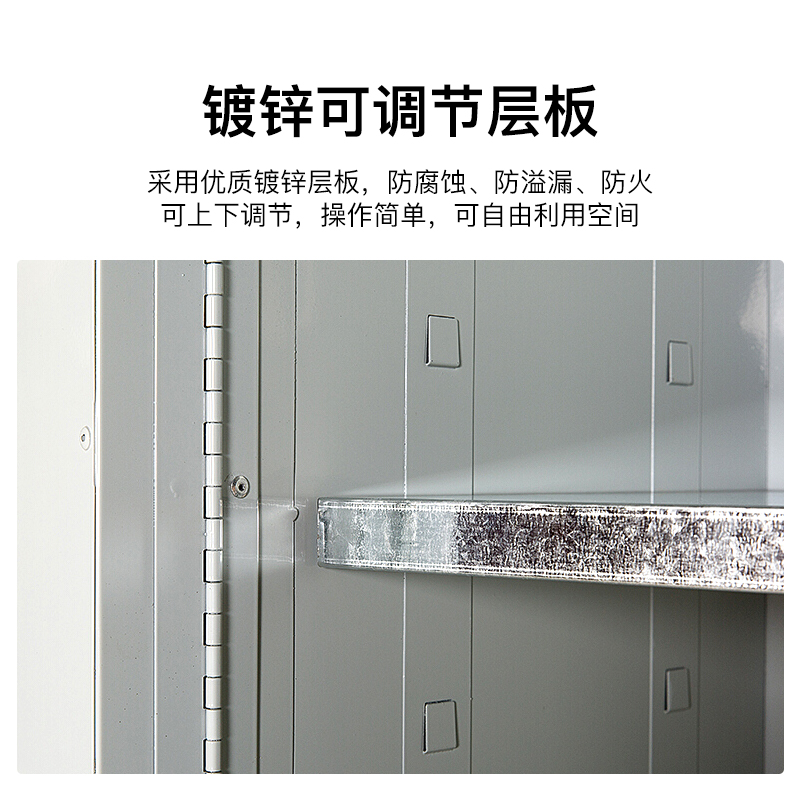 尔迈 毒麻柜化学品存放柜实验室防爆柜安全柜危化药品保险柜防火密码柜 12加仑高清大图