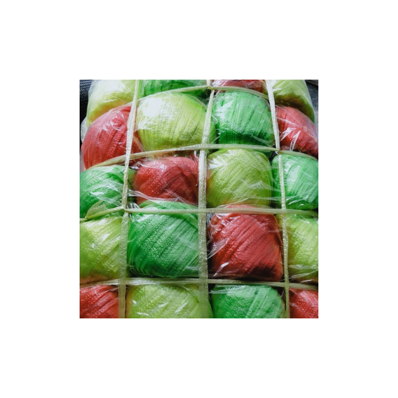 绳/塑料绳/打包绳子捆绑绳匹/撕裂全新料包装带线球塑料|白色10个