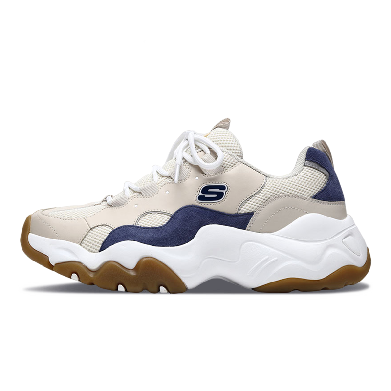 Skechers斯凯奇男鞋三代厚底增高老爹鞋熊猫鞋237151
