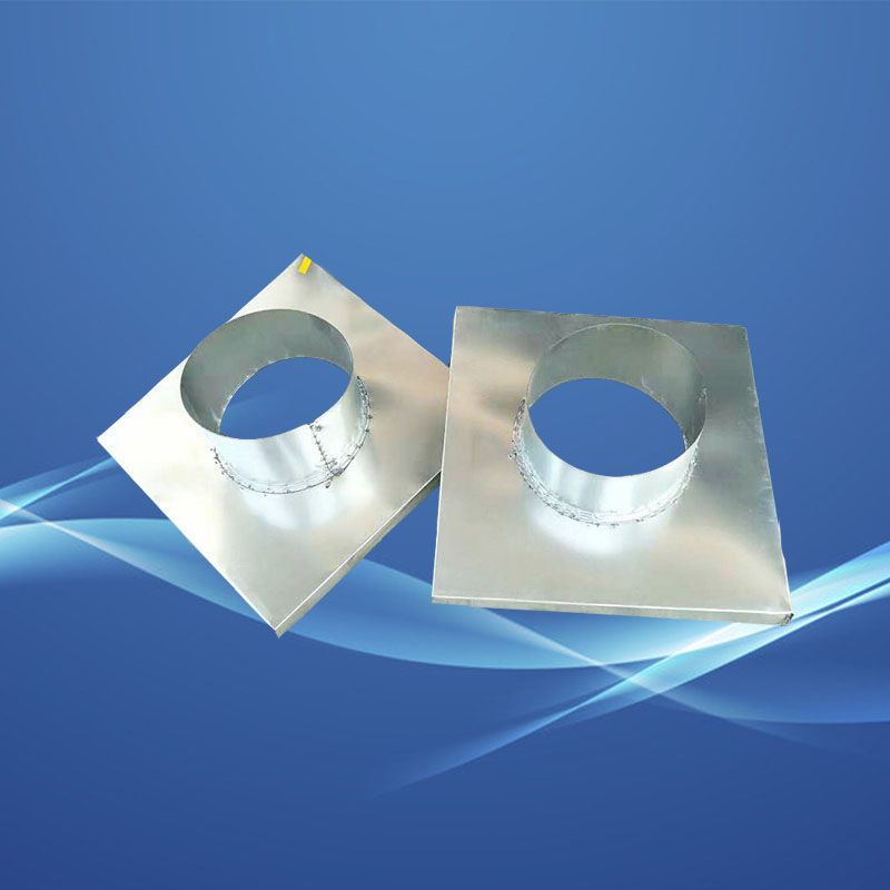 35x35方转圆直径30cm|订做油烟净化器变径接头白铁皮方变圆平板地圆