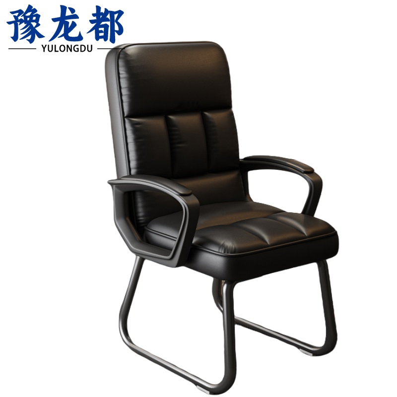 豫龙都弓形椅软包款把高清大图