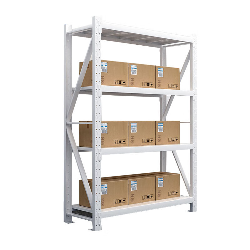 鑫金虎 四层重型货架置物架 承重350KG XLH-I06 尺寸150*60*200cm 灰白色 1组高清大图
