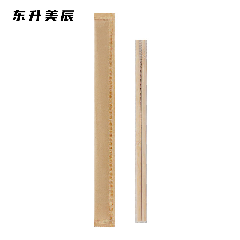 东升美辰 一次性碳化筷子6mm*23.5cm100双 DS-BH193 包高清大图