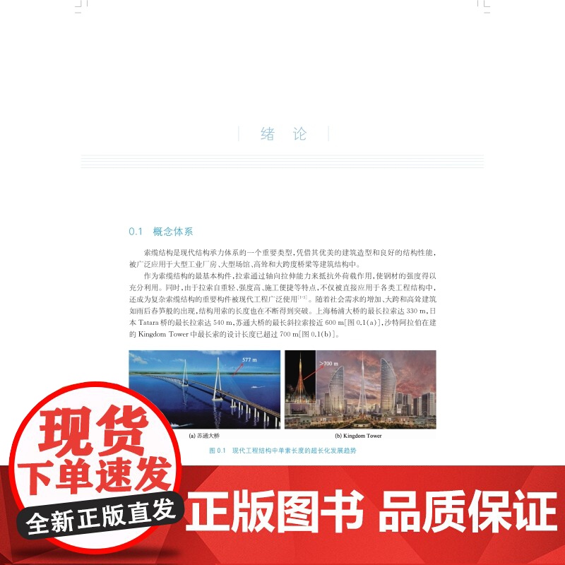 复杂索缆体系动力学分析及智慧监测 城乡建设与市政工程上海科学技术出版社桥梁工程结构设计振动控制高清大图