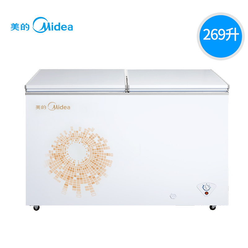 美的(Midea) 卧式 商用冷柜 双温 BCD-269DKMA 旋律金(单位:台)