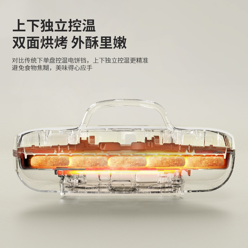 现代(HYUNDAI)ML9258 多功能煎烤机 烤盘深度:2cm、外径25cm 内径24cm高清大图