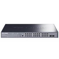 TP-LINK TL-SG3226PE 24口全千兆PoE+2个千兆SFP光口企业级机架式大功率网管交换机