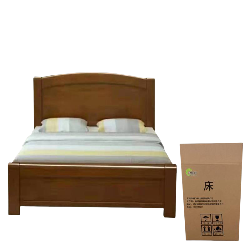良佳兴 木质单人床 200*100*38cm 张高清大图