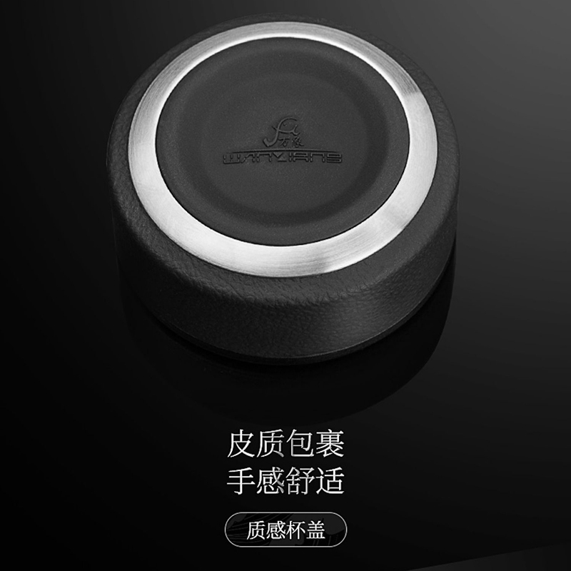 万象双层玻璃杯男女士带过滤网泡茶杯商务透明玻璃杯水杯