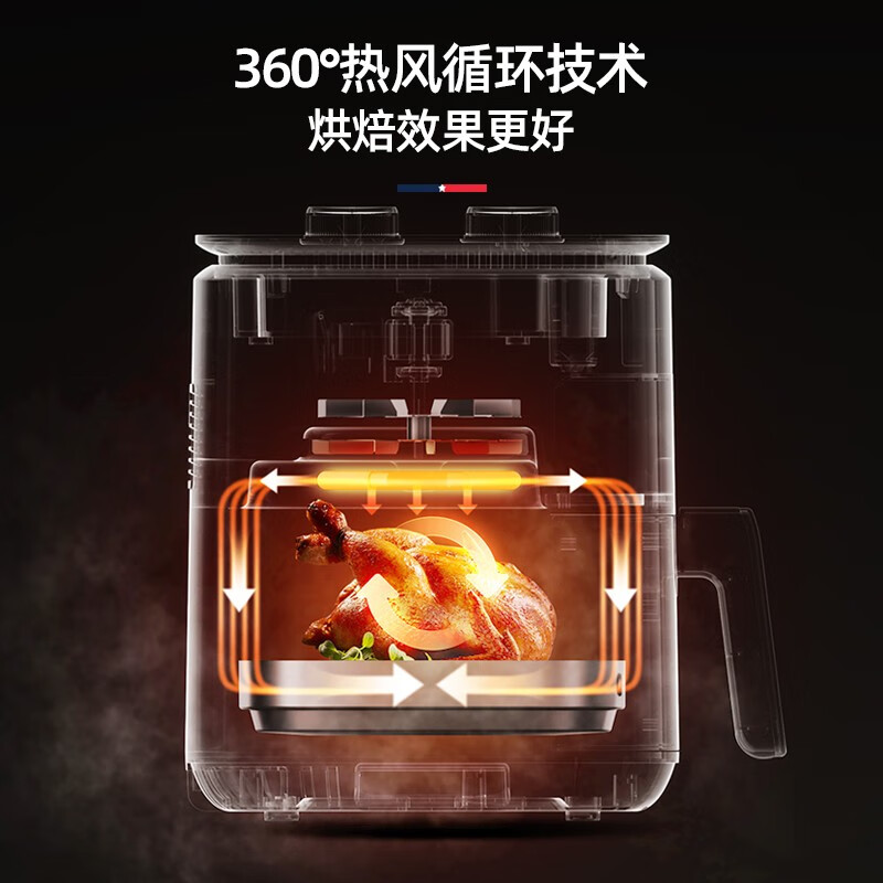 MACAIIROOS空气炸锅 家用多功能大功率 大容量 烤箱薯条机 MC-KL476高清大图