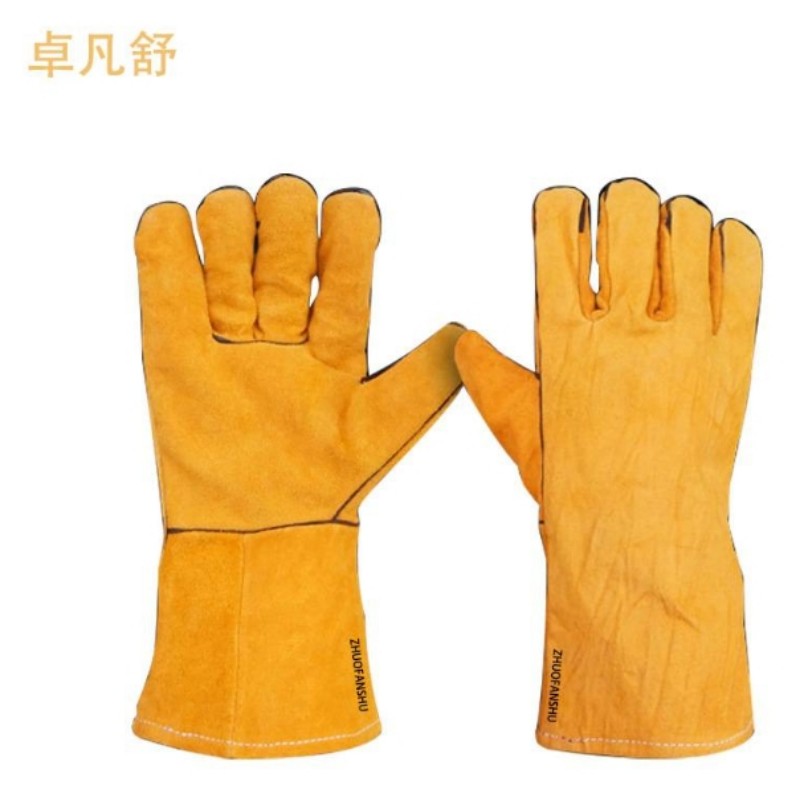 卓凡舒 二层牛皮手套 37公分 双高清大图