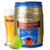 德国进口 凯尔特人(Barbarossa)小麦啤酒5L桶 大桶装