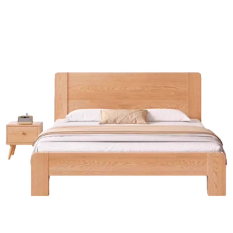 烁恒单人床1.2m+床垫+1个床头柜张高清大图