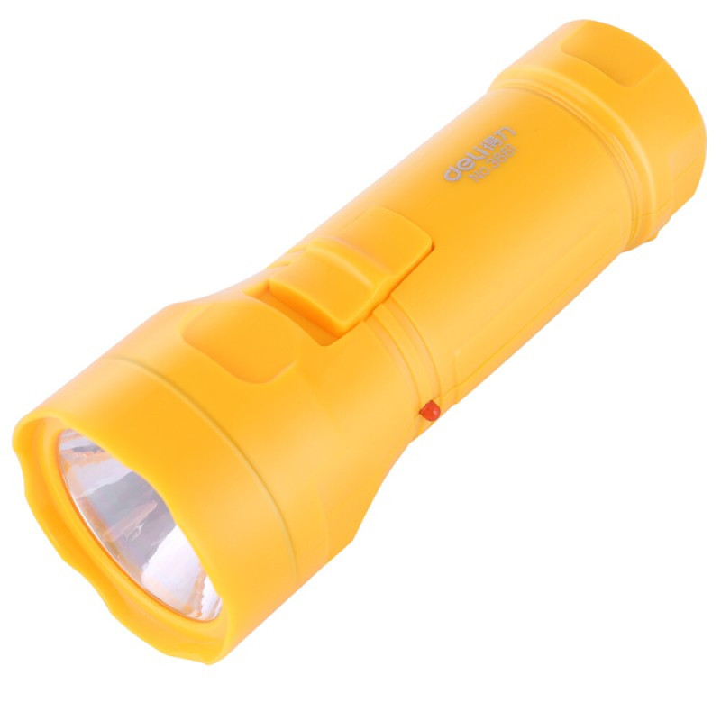 得力(deli)3661LED充电式手电筒(黄)(只) 300mAh