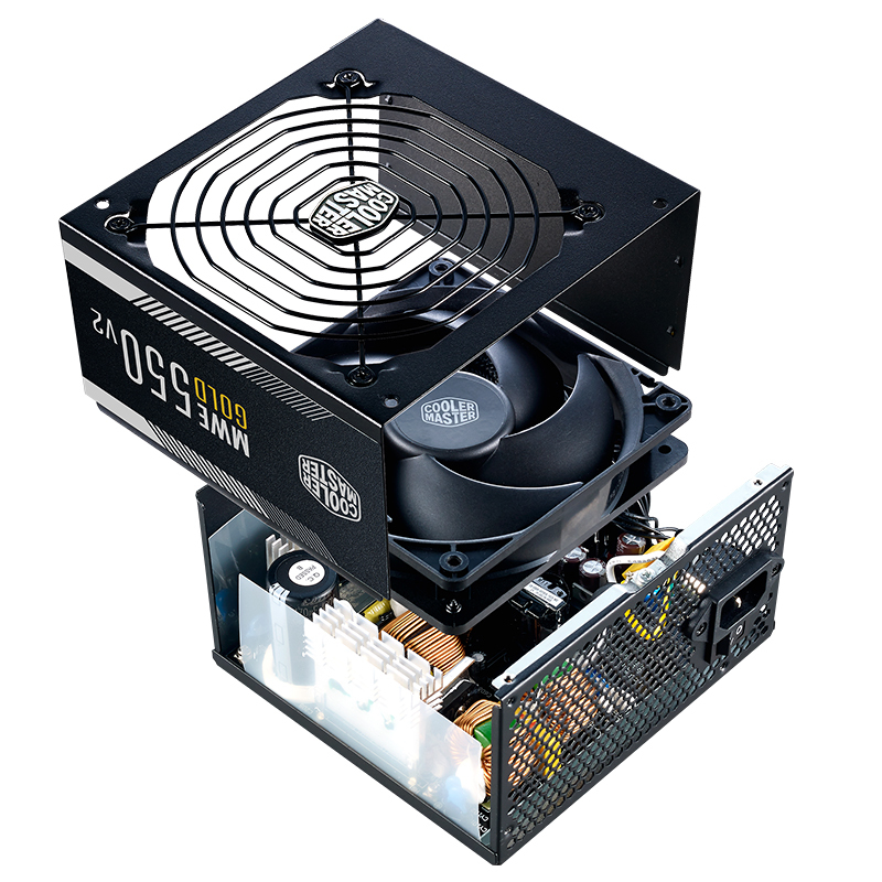 酷冷至尊(CoolerMaster)额定550W MWE550 V2金牌直出电源电脑电源