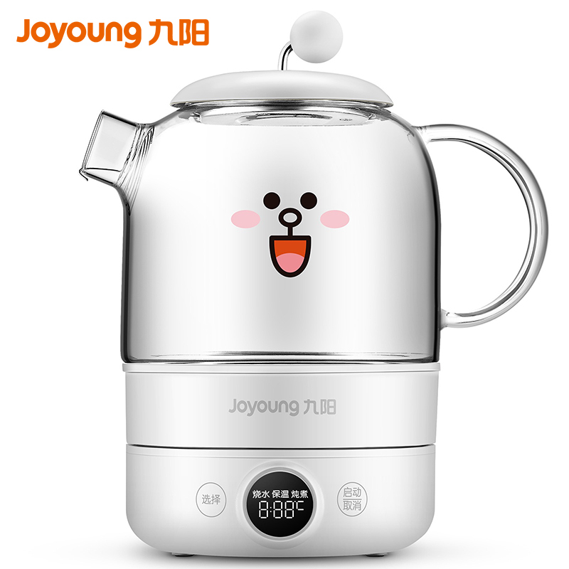 九阳(Joyoung)line养生壶煮茶壶电水壶热水壶烧水壶K08-D601(白)
