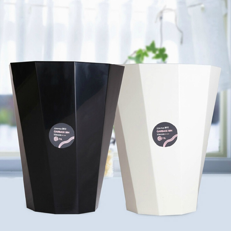 茶花(CHAHUA)1524 玫瑰垃圾桶 纸篓7.9L