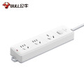 公牛（BULL） 406DWC无线袋装 延长线插座3位总控(3932) *