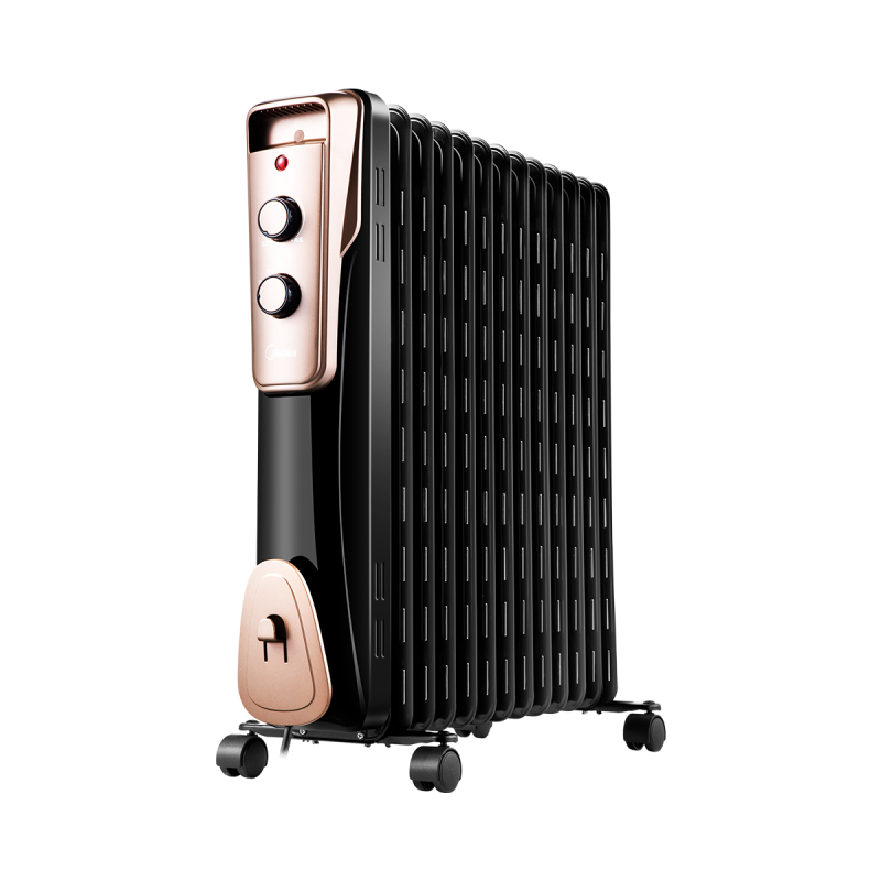 美的(Midea)超级单品电热油汀取暖器家用电暖器加湿暖气片加热器全屋大面积升温速热烤火炉 NY2513-16JW