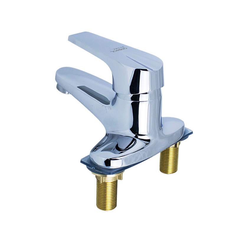 港迪豪浴室洗脸洗手盆水龙头双孔两联冷热二联水龙头参数