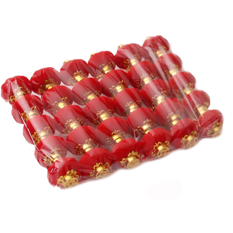 锦瑞星新年装饰 植绒小灯笼 30#2个 /包高清大图