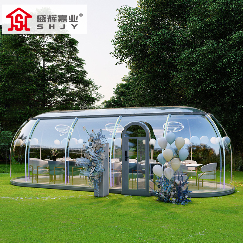 盛辉嘉业 星空房户外酒店阳光房温室花棚简易暖棚家用保暖推拉大篷定制 星空阳光房3