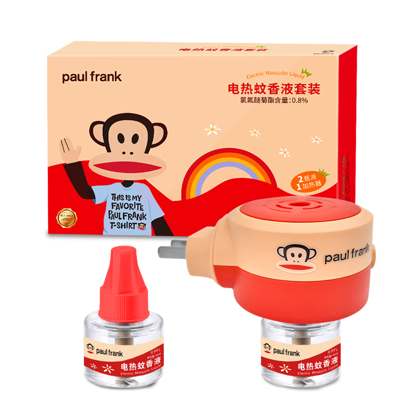 大嘴猴(paul frank) 电热蚊香液套装 DZH-01a