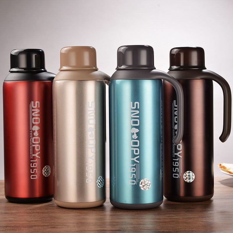 壶 304不锈钢1600ml大容量保温壶男车载真空家用户外运动旅行保温瓶