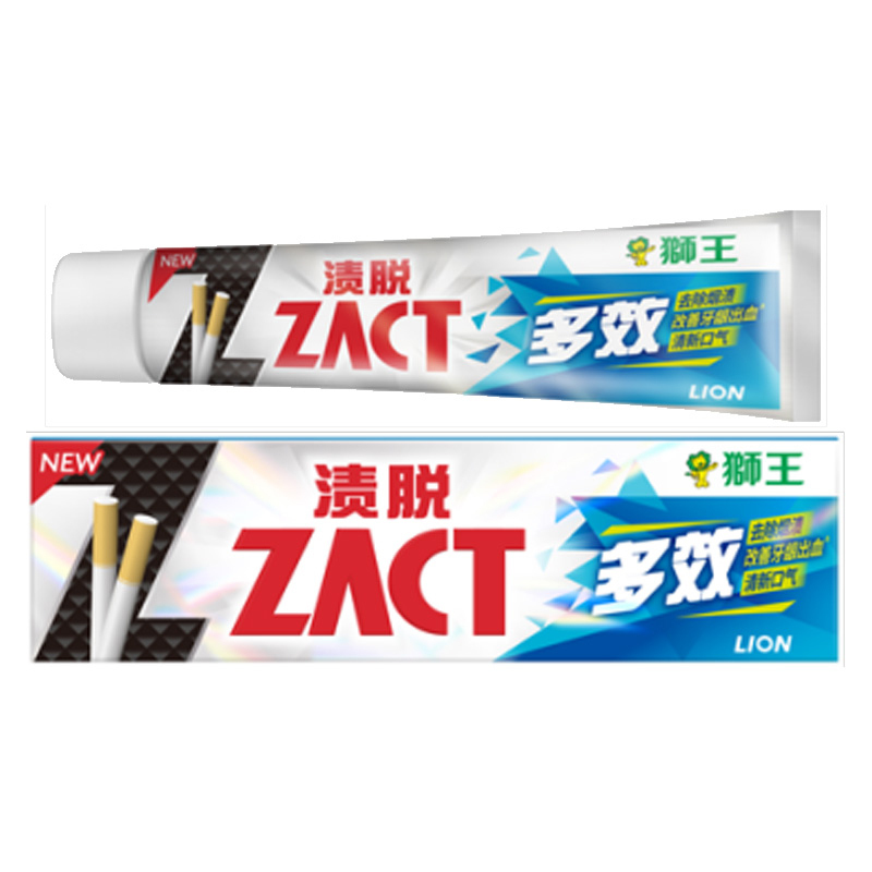 狮王渍脱多效牙膏90g专业去烟渍去牙渍清新口气牙膏P23003