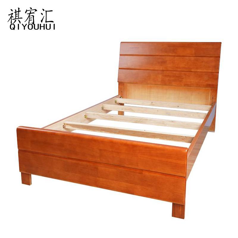 祺宥汇 单人床 海棠色1200*2000*950mm 张高清大图