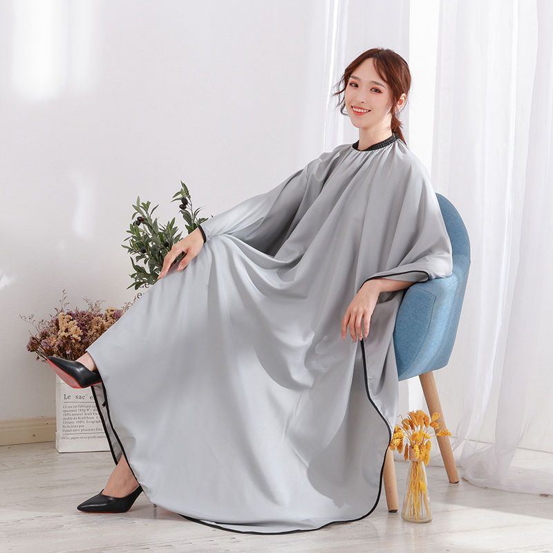 长袖理发围布高档剪头发围布发廊专用围布发型师专业围裙美发围布