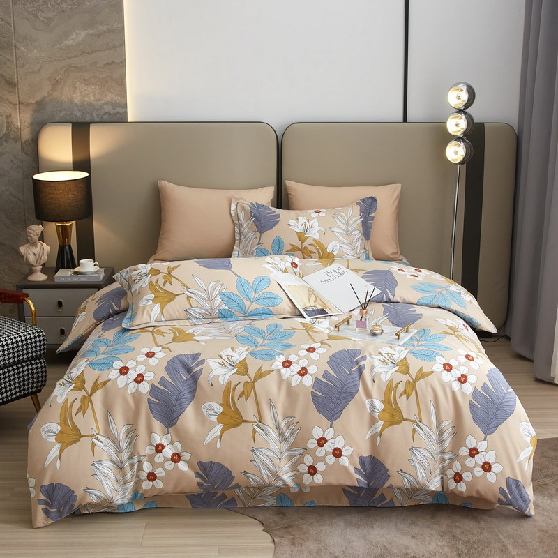 约克罗兰家纺亲肤套件臻棉四件套高清大图