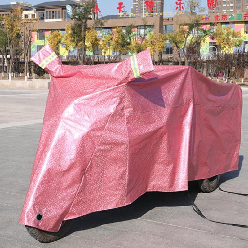 铝箔加厚银色款s号农用三轮摩托车车罩老年代步电动三轮车罩子雨棚防