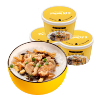 盛盛耳耳 炖炖好速食粥3杯装 私房牛肉粥 早餐组合方便粥38g*3饭冻干粥