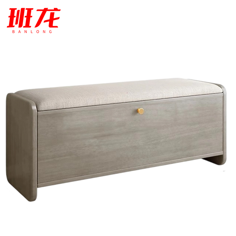 班龙换鞋凳灰色c100个高清大图