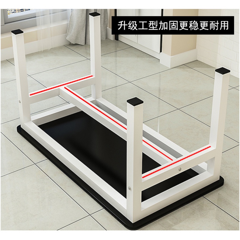 小户型餐桌家用吃饭桌现代餐桌椅组合小吃店饭店餐桌钢化玻璃餐桌 120*80*75长宽高（单桌）