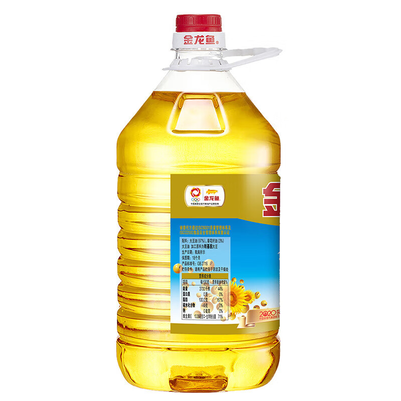 金龙鱼葵花籽清香型调和油5L