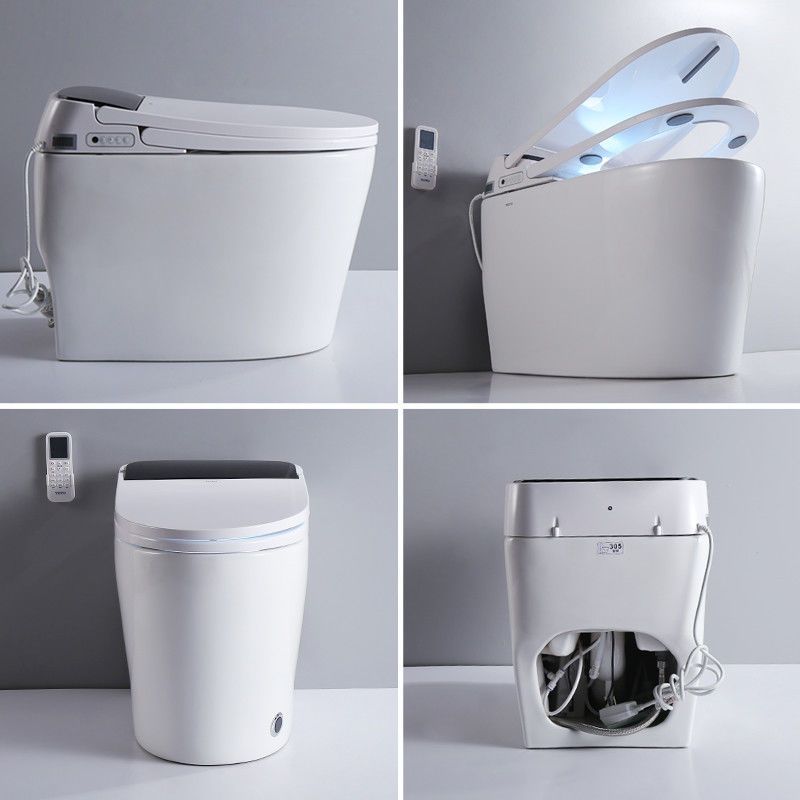日本坐便器全自动翻盖无水压限制即热电动一体式智能马桶