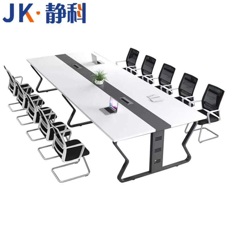 静科钢架会议桌高清大图